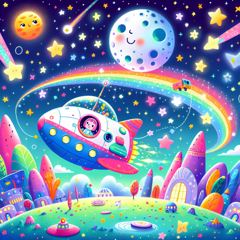 Stjerneskibet og den forsvundne galaxenøgle Godnathistorien Stjerneskibet og den forsvundne galaxenøgle