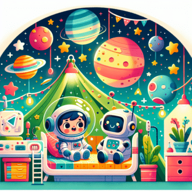 Godnathistorien Astronaut-Alfred og den mystiske planet