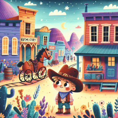 Godnathistorien Cowboy-Karl og den vilde hest