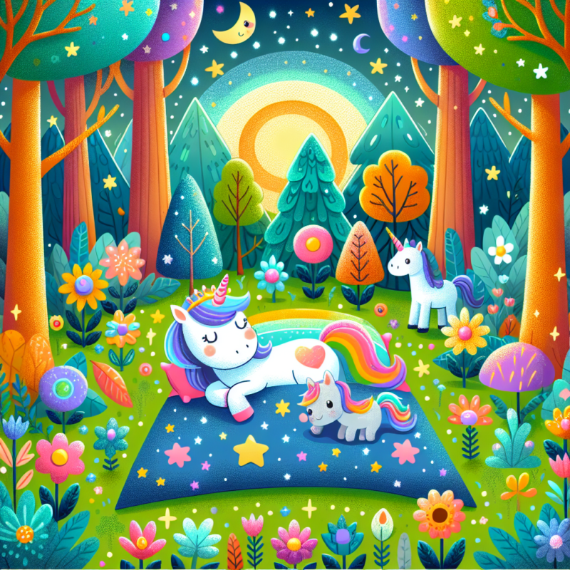 Den glemte enhjørningsskov Godnathistorien Den glemte enhjørningsskov