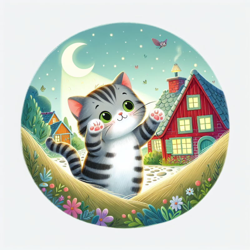 Den lille kat, der ville finde sin egen vej Godnathistorien Den lille kat