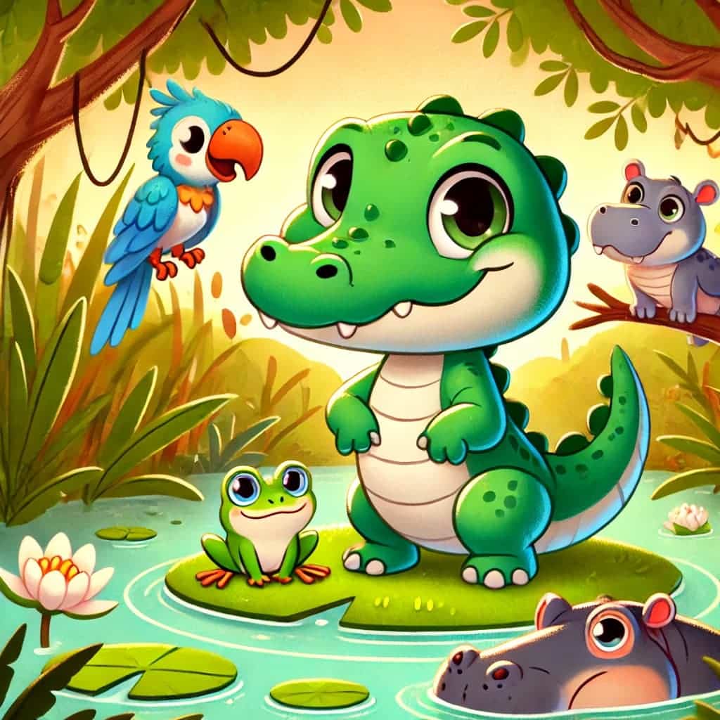 Godnathistorie om krokodillen Kalle
