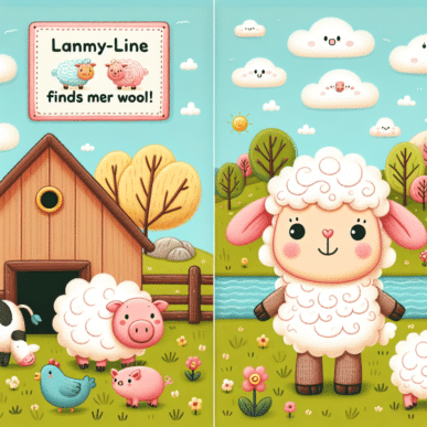 Godnathistorien Lamme-Line finder sin uld