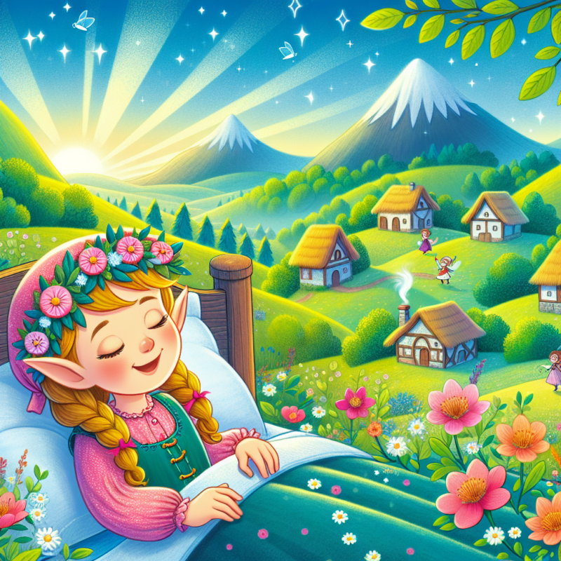 Morgendug og alfernes gave Godnathistorien Morgendug og alfernes gave