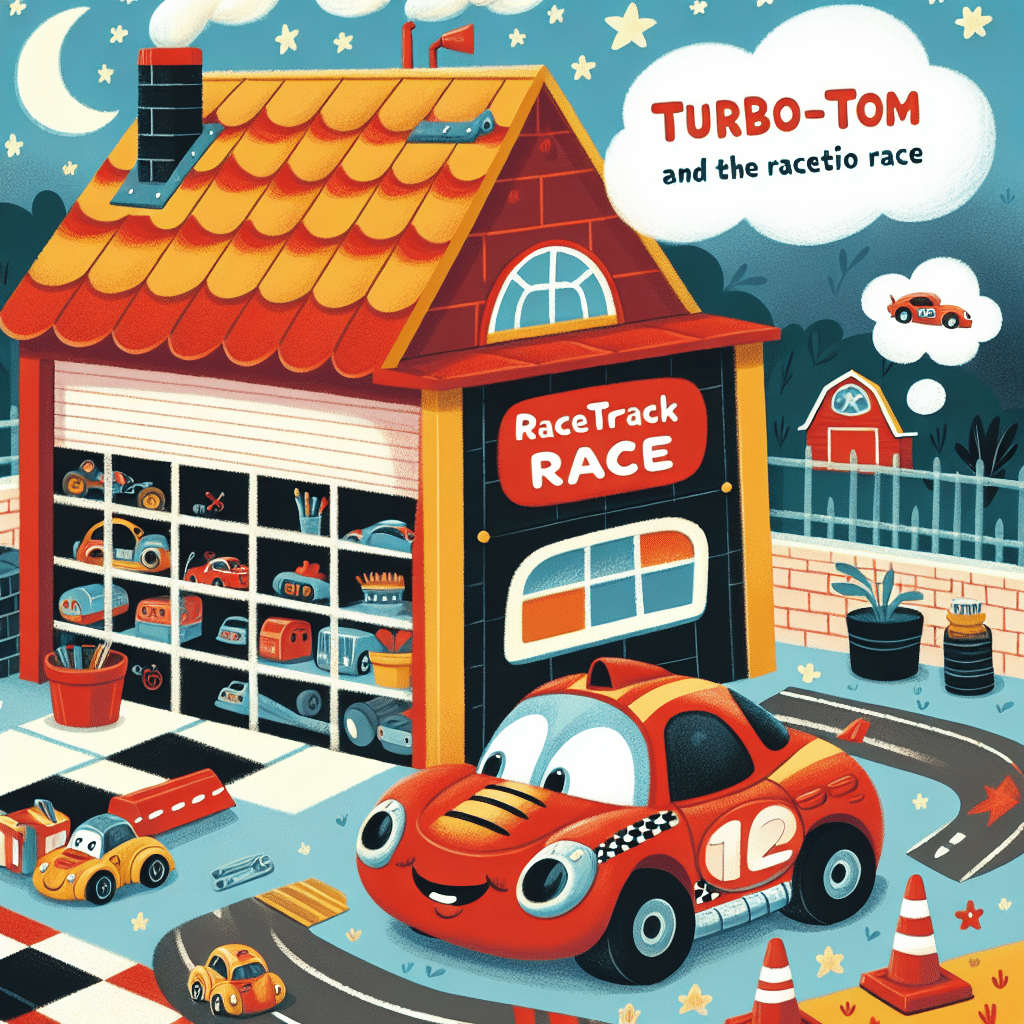 Godnathistorien Turbo-Tom og racerbaneløbet